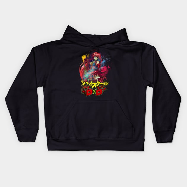 Boosted Gear Possession High School DxD Power Symbol Shirt Kids Hoodie by Thunder Lighthouse